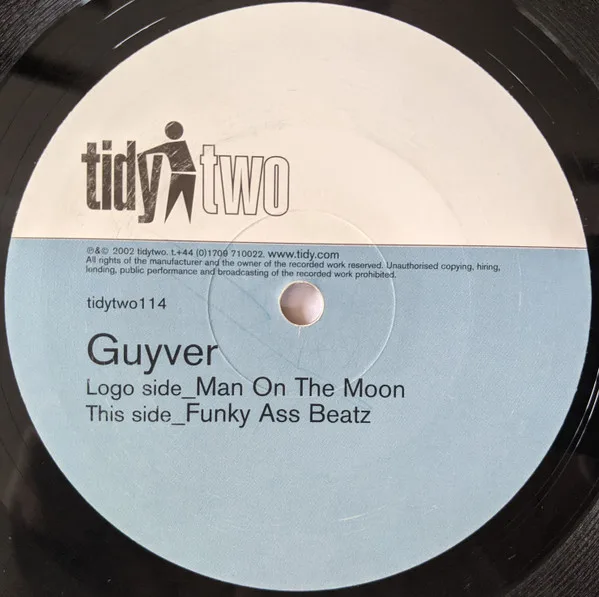 Album cover for Man On The Moon / Funky Ass Beatz by Guyver
