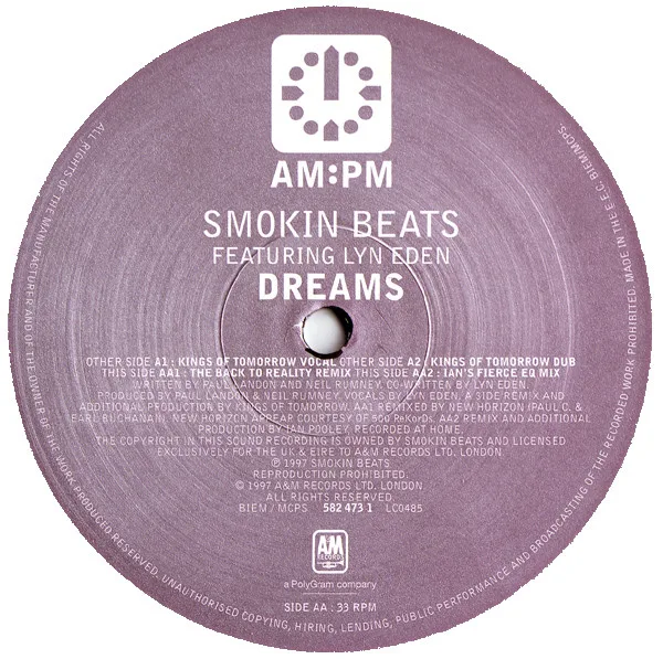 Album cover for Dreams by Smokin Beats Featuring Lynn Eden