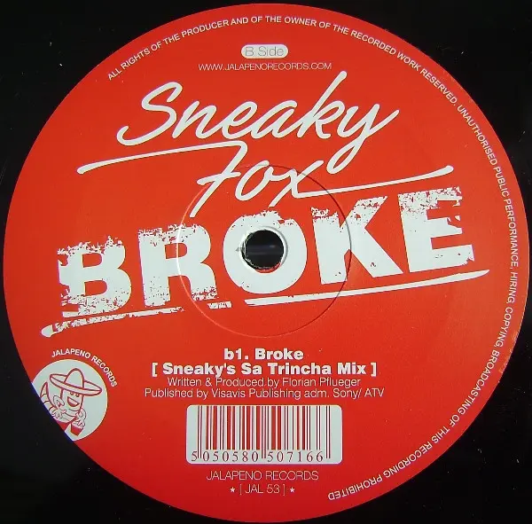 Album cover for Broke by Sneaky Fox