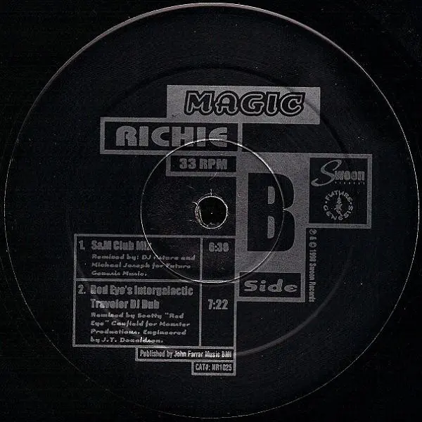 Richie Rich (3) - Magic The Remixes, Electronic, House, 1998 - Swoon Records, US, Vinyl 1x 12", 33 ⅓ RPM