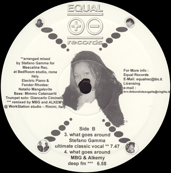 Stefano Gamma Vs. Luis Radio Feat. Michelle Weeks - What Goes Around (The Remixes), Electronic, House, 2002 - Equal Records, 