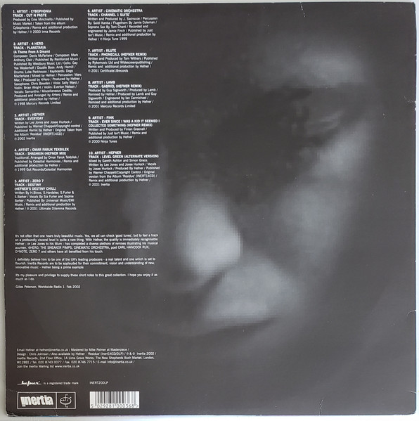 Hefner - Reworks, Electronic, Downtempo, Future Jazz, 2002 - Inertia Records, UK, Vinyl 2x LP, Compilation