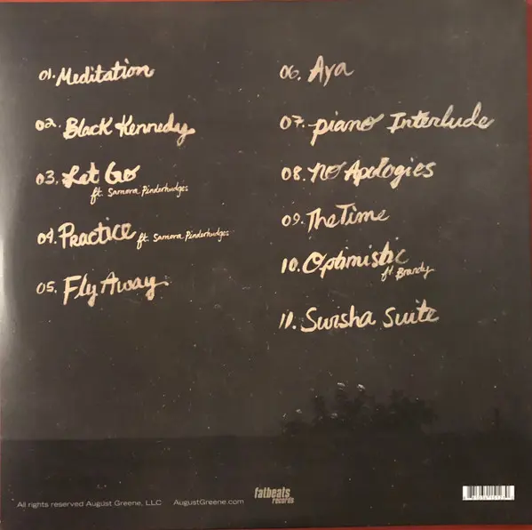 August Greene - August Greene, Hip Hop, Jazz, 2018 - Fat Beats Records, US, Vinyl 2x LP, Album Gatefold