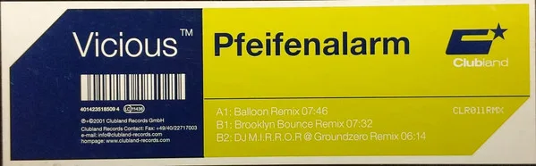 Album cover for Pfeifenalarm by Vicious