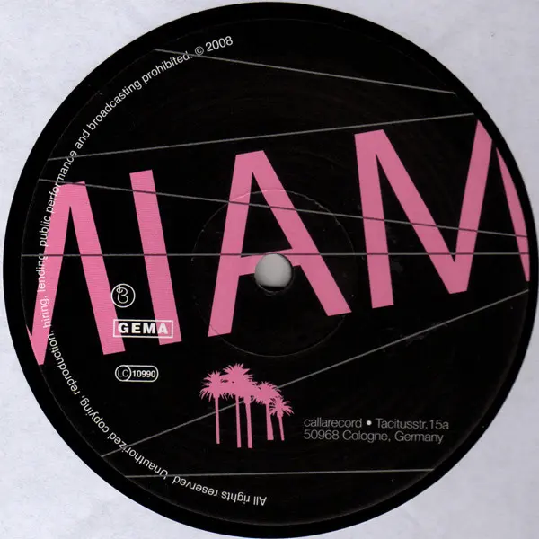 Various - Discogalaxy Miami Wmc Sampler, Electronic, Disco, House, 2008 - Disco Galaxy Recordings, Germany, Vinyl 1x 12", 33 
