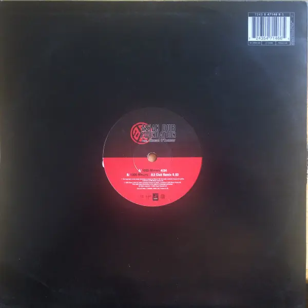 Asian Dub Foundation - 1000 Mirrors, Electronic, Breakbeat, Dub, 2003 - Virgin, UK, Vinyl 1x 10", Single