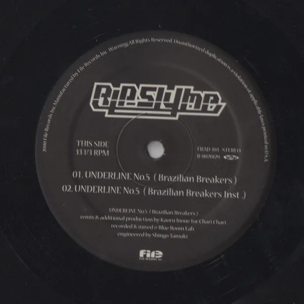 Album cover for Underline No.5 / Space Breakers Remixies by Rip Slyme