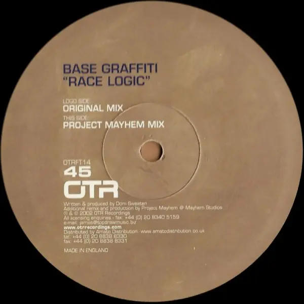 Album cover for Race Logic by Base Graffiti