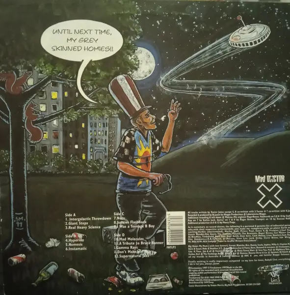 Mad Doctor X - Picnic With The Greys, Electronic, Hip Hop, Downtempo, Trip Hop, 1997 - Freskanova, UK, Vinyl 2x LP