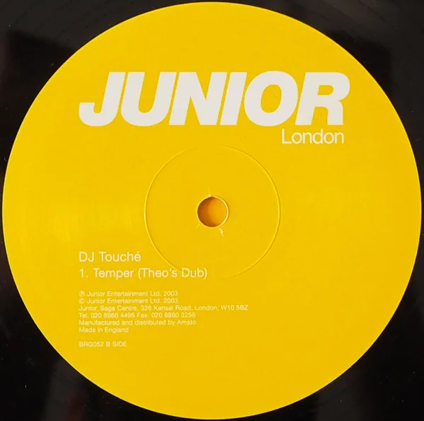 Album cover for Temper by Touché