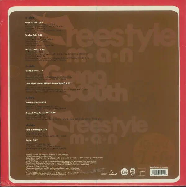 Freestyle Man - Going South, Electronic, Deep House, Downtempo, Leftfield, 2000 - Cliché, Germany, Vinyl 2x LP, Album
