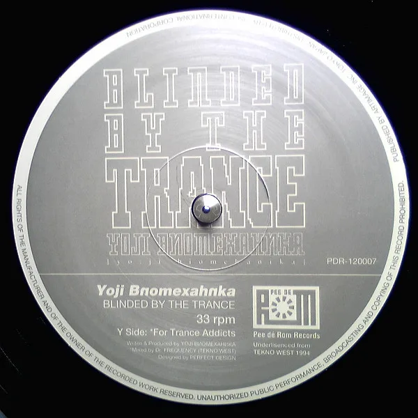 Album cover for Blinded By The Nrg by Yoji Biomehanika