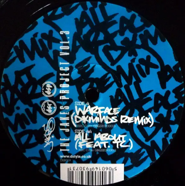 Jakes - The Jakes Project Vol. 3, Electronic, Drum n Bass, 2009 - D-Style Recordings, UK, Vinyl 1x 12", 45 RPM