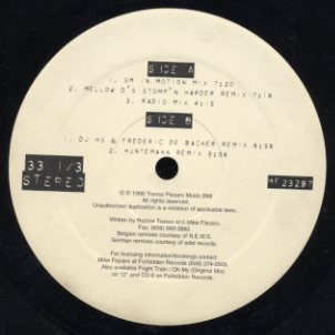 Robbie Tronco - Fright Train (Remixes), Electronic, Hard House, Hardstyle, Progressive House, Techno, Trance, 1998 - Forbidde