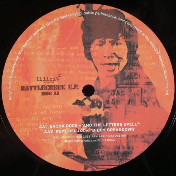 Various - Battlecreek E.P., Electronic, Big Beat, Breaks, 1999 - Illicit Recordings, UK, Vinyl 1x 12", EP
