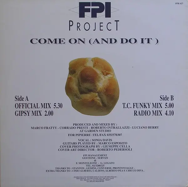 Album cover for Come On (And Do It) by FPI Project