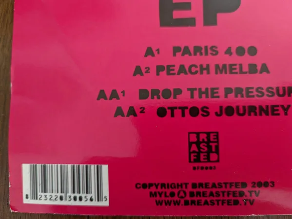 Album cover for Paris Four Hundred EP by Mylo