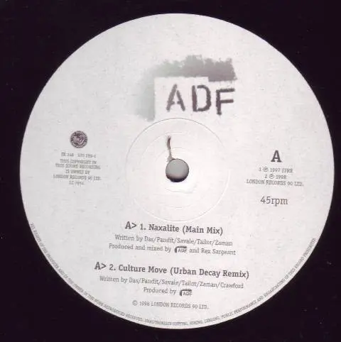 Asian Dub Foundation - Naxalite Culture Move EP, Electronic, Drum n Bass, Jungle, 1998 - FFRR, UK, Vinyl 1x 12", EP