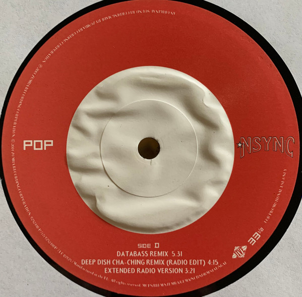 *NSYNC - Pop, Electronic, Breakbeat, House, Trance, 2001 - Jive, Europe, Vinyl 2x 12", Promo