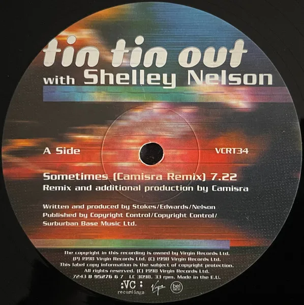 Album cover for Sometimes by Tin Tin Out With Shelley Nelson