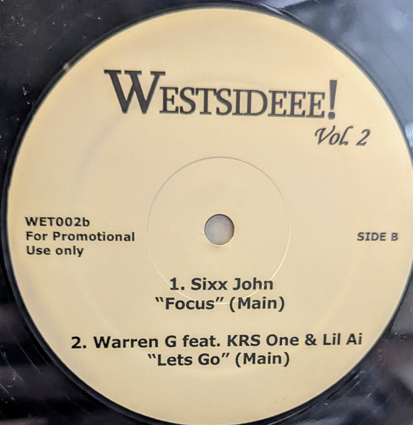 Various - Westsideee! Vol. 2, Hip Hop, Gangsta, Hardcore Hip-Hop, Hyphy, Thug Rap, 2003 - Not On Label, Vinyl 1x 12", Promo, 