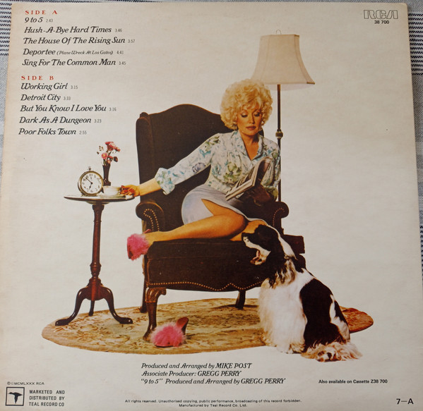 Album cover for 9 To 5 And Odd Jobs by Dolly Parton