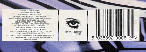 Tomski Featuring Jan Johnston - Love Will Come, Electronic, Trance, 2000 - Xtravaganza Recordings, UK, Vinyl 1x 12", 33 ⅓ RPM