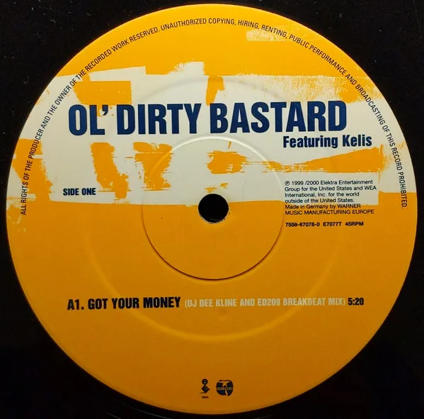 Album cover for Got Your Money by Ol' Dirty Bastard Featuring Kelis