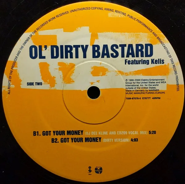 Album cover for Got Your Money by Ol' Dirty Bastard Featuring Kelis