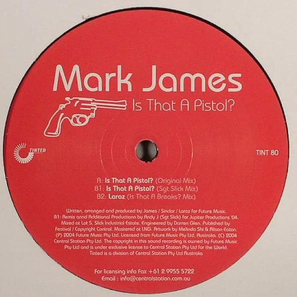 Album cover for Is That A Pistol? by Mark James