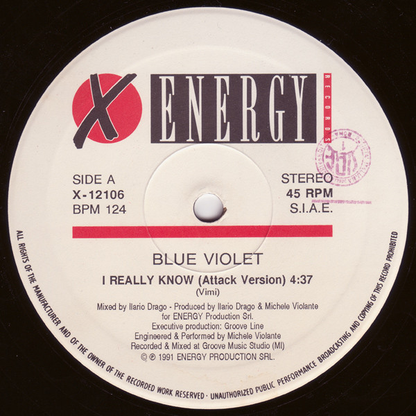 Album cover for I Really Know by Blue Violet