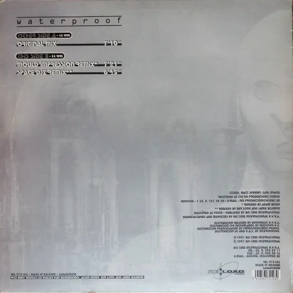 Album cover for Waterproof by Zzino Vs. Accelerator