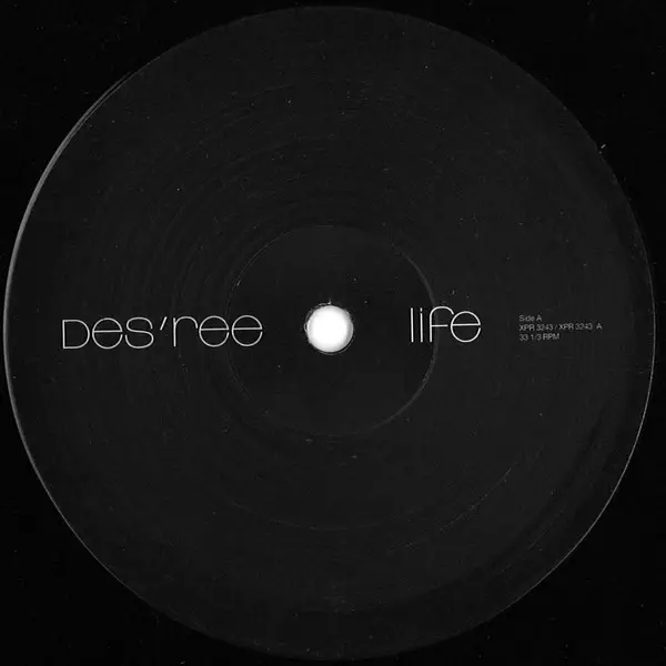 Des'ree - Life - The CJ Mackintosh Mixes, Electronic, Downtempo, House, 1998 - Dusted Sound Recordings, Sony Soho Square, UK,