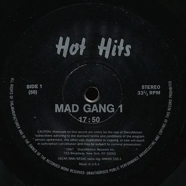 Hot Hits - Mad Gang