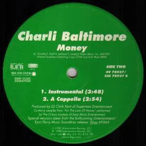 Album cover for Money by Charli Baltimore