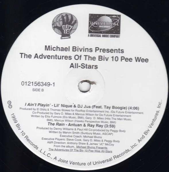 Album cover for The Adventures Of The Biv 10 Pee Wee All-Stars by Biv 10 Pee Wee All Stars, The