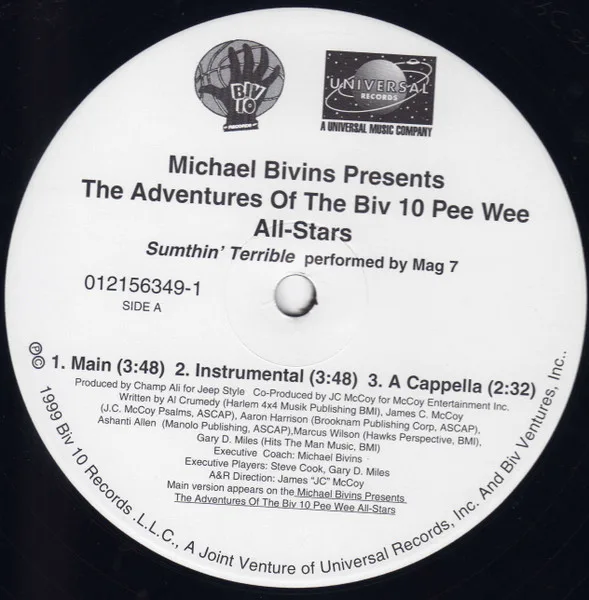 The Adventures Of The Biv 10 Pee Wee All-Stars