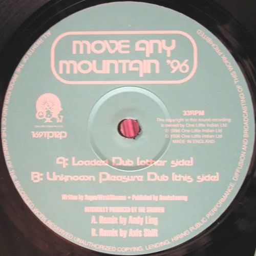 Album cover for Move Any Mountain '96 (Part 1) by Shamen, The