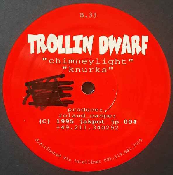 Trollin Dwarf - Peptalk, Electronic, Techno, 1995 - Jakpot, Germany, Vinyl 1x 12", 33 ⅓ RPM