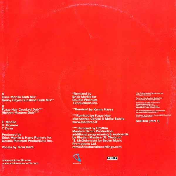 Album cover for What Do You Want (Part 1) by Erick Morillo Feat. Terra Deva