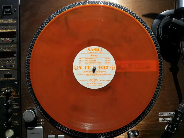Sash! Featuring La Trec - Stay, Electronic, Trance, 1997 - X-IT Records, Germany, Vinyl 1x 12", Single Orange Marble