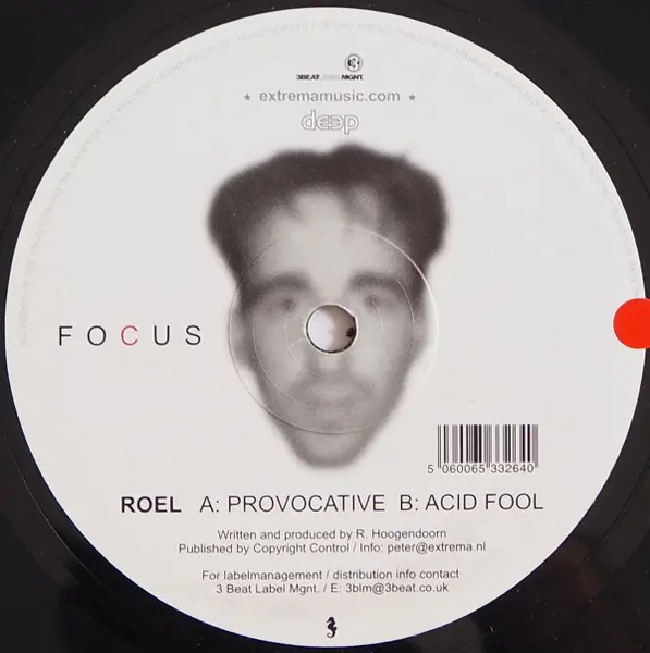 Roel H - Provocative / Acid Fool, Electronic, Progressive House, Tech House, 2005 - Deep Focus, UK, Vinyl 1x 12"