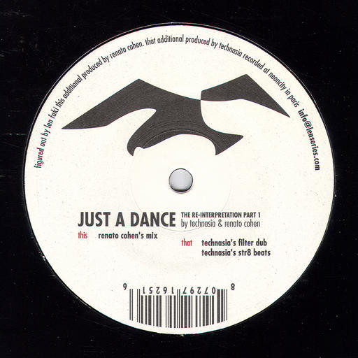 Len Faki - Just A Dance (The Re-Interpretation Part 1), Electronic, Techno, 2005 - Figure, Germany, Vinyl 1x 12", 33 ⅓ RPM, 4