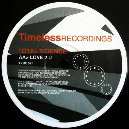 Album cover for Hot Spot / Love 2 U by Total Science
