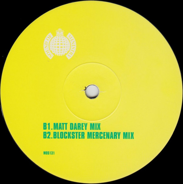 Blockster - Grooveline, Electronic, House, Progressive Trance, 1999 - Sound Of Ministry, UK, Vinyl 1x 12", 45 RPM, 33 ⅓ RPM