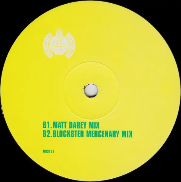 Blockster - Grooveline, Electronic, House, Progressive Trance, 1999 - Sound Of Ministry, UK, Vinyl 1x 12", 45 RPM, 33 ⅓ RPM
