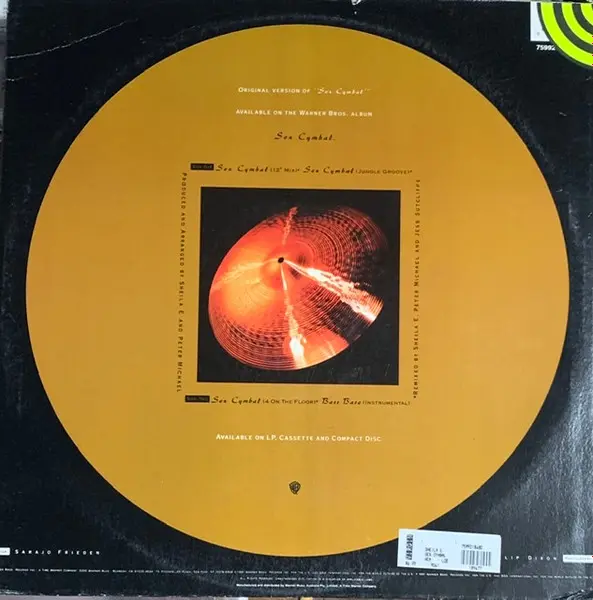 Sheila E. - Sex Cymbal, Electronic, House, 1991 - Warner Bros. Records, Australia, Vinyl 1x 12"
