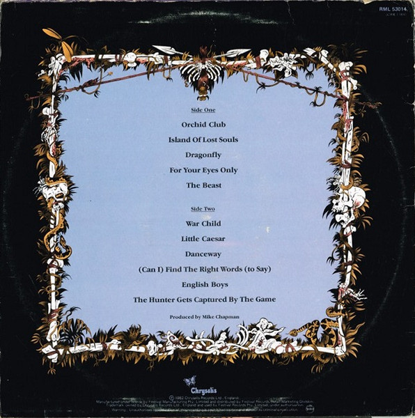 Blondie - The Hunter, Rock, Pop Rock, 1982 - Chrysalis, Australia, Vinyl 1x LP, Album