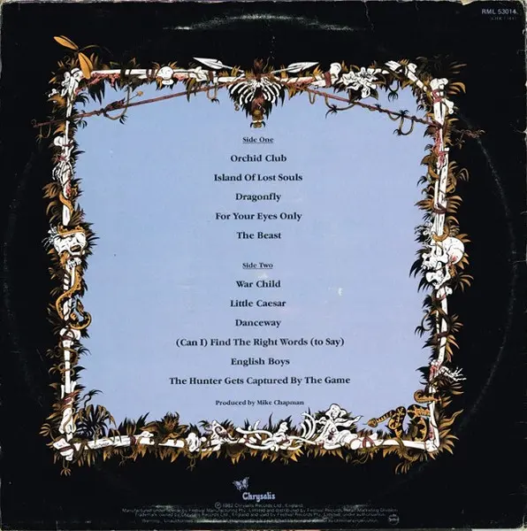 Blondie - The Hunter, Rock, Pop Rock, 1982 - Chrysalis, Australia, Vinyl 1x LP, Album