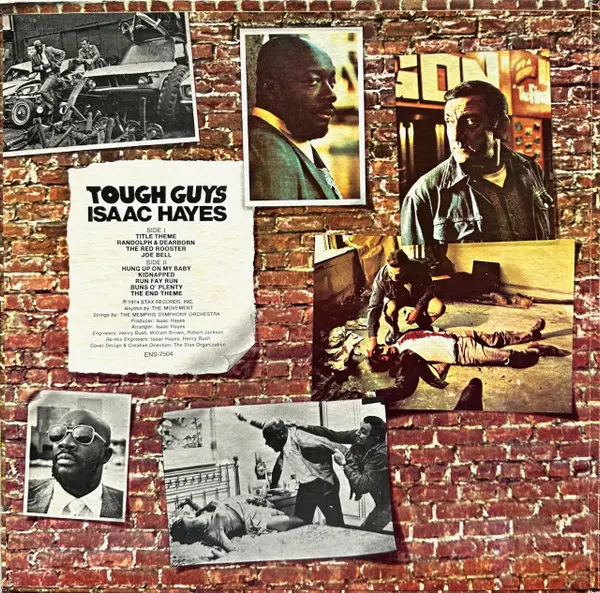 Isaac Hayes - Tough Guys, Funk / Soul, Jazz, Stage & Screen, Funk, Soul-Jazz, Soundtrack, 1974 - Enterprise, US, Vinyl 1x LP,